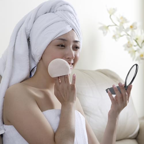 Black Mini Makeup Mirror - 50 Pack Compact Travel Folding Mirrors