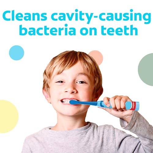 Colgate Kids Battery Powered Toothbrush - Bluey, Extra Soft Bristles, 2 Pack