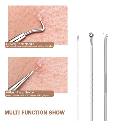 10-Piece Blackhead Remover Tool Kit with Storage Case