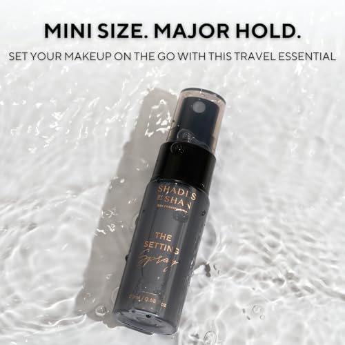 Shades by Shan Mini Setting Spray - Alcohol-Free, Vegan, Long-Wearing, Soft-Focus Finish