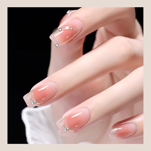 Gyraolvant Clear Spider Gel for Nails - Transparent 3D Nail Art Polish for DIY & Salon Use