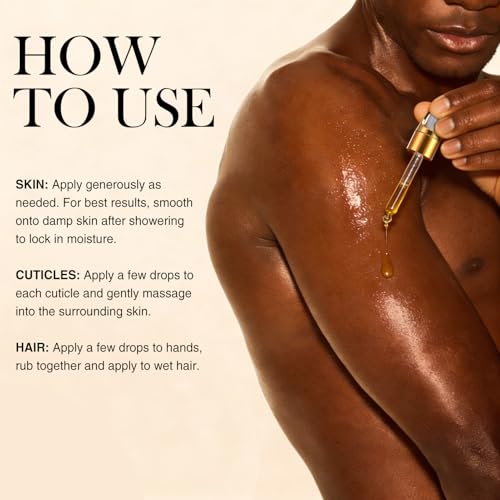 Pjordo Body Oil with Passion Fruit, Vanilla & Coconut - Moisturizing Bath & Skin Care