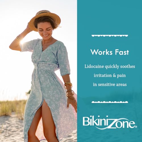 Bikini Zone Medicated After Shave Gel with Lidocaine - 2 Pack