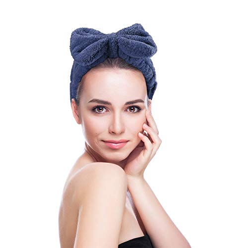 Senkary 4 Pack Bow Spa Headbands - Soft Microfiber Skincare Hair Bands
