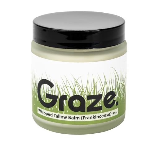 Organic Whipped Tallow Balm with Frankincense - Handmade Skincare