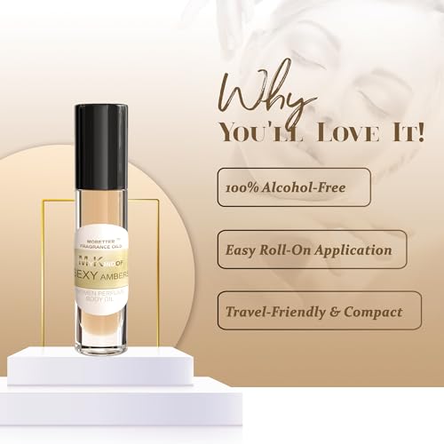 My Kind of Sexy Amber Fragrance Oil for Women - Long-Lasting Roll-On