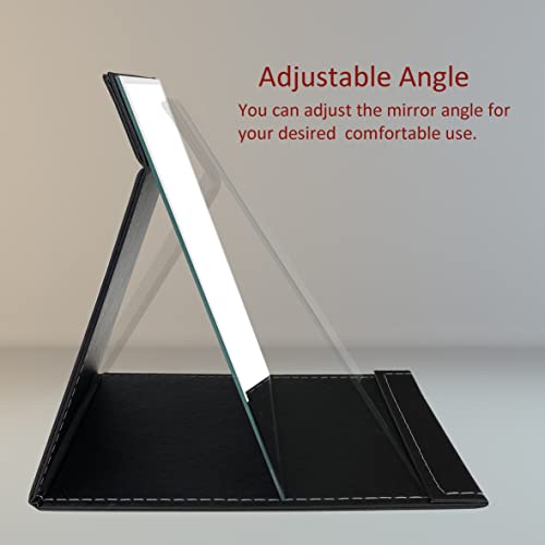 VrHere MirriM X-Large Portable Folding Vanity Mirror with Adjustable Stand