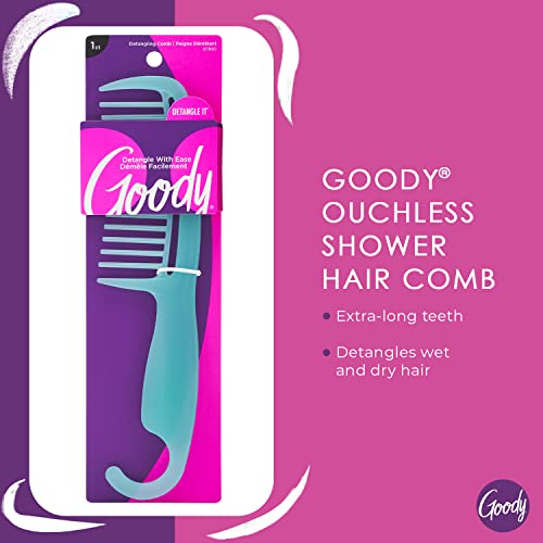 Goody Ouchless Detangling Comb - Pain-Free Hair Accessory for All Hair Types (Pack of 2)