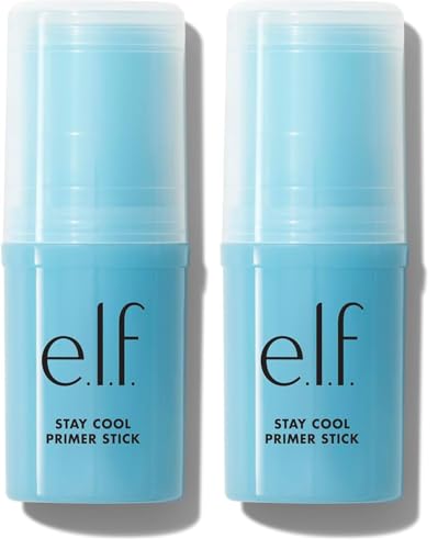 e.l.f. Stay Cool Primer Stick, Hydrating Gel Face Primer (Pack of 2)