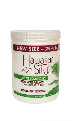 Hawaiian Silky Olive Oil No-Base Hair Relaxer, Regular Strength, 20 oz