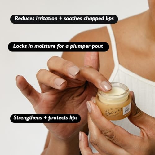 UpCircle Hemp & Shea Butter Lip Balm - Hydrating & Plumping Treatment 15ml