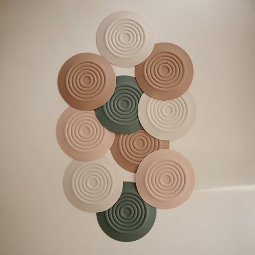 Mushie Silicone Bathtub Drain Stopper 2-Pack - 5.5 Inch Suction Cover