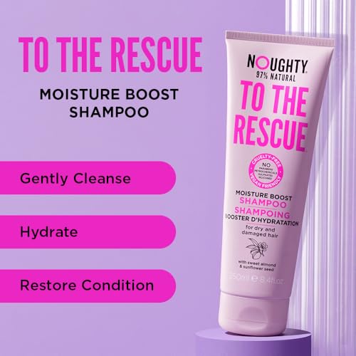 Noughty Moisture Boost Shampoo for Dry Hair, Sulfate-Free, 8.45 fl oz