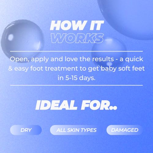 Vitamasques Foot Peeling Mask - 5 Pairs Exfoliating Treatment for Cracked Feet