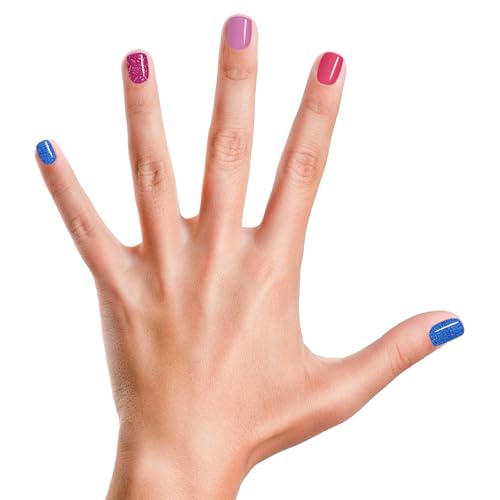 Piggy Paint Non-Toxic Nail Polish Set for Kids - 4 Colors + Nail Art