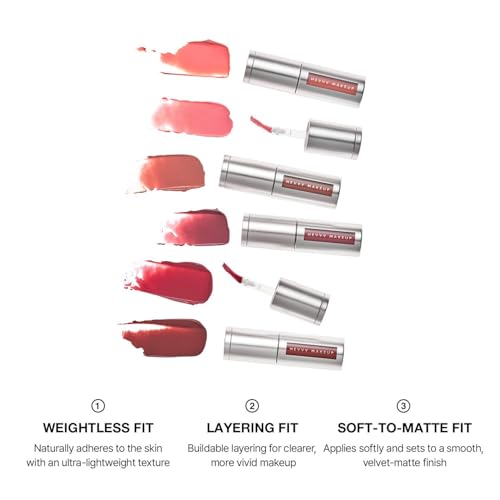 HEVVY Blurring Slip Fit Lip & Cheek Stain - Dear Sorbet 0.13 fl oz