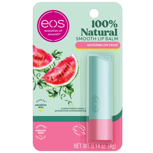 EOS Watermelon Frosé Lip Balm 0.14 oz – 100% Natural, Dermatologist Recommended
