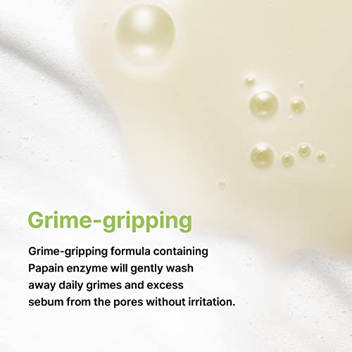 BY WISHTREND Green Tea & Enzyme Milky Foaming Wash 140g – Pore Cleansing