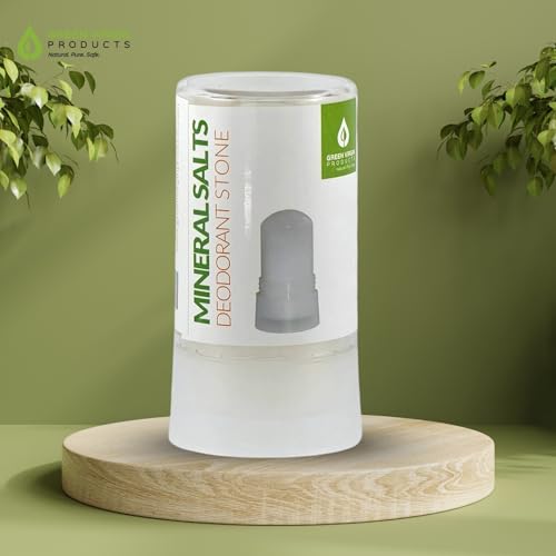 100% Pure Mineral Salt Deodorant Stone - Natural, Non-Toxic Protection