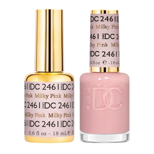 DND DC Gel Nail Polish Duo - Milky Pink #2461, 0.6 Fl Oz
