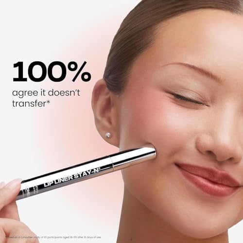 Sacheu Lip Liner STAY-N Peel Off Lip Stain ? Long Lasting Waterproof Lip Tint with Hyaluronic Acid & Vitamin E ? Transfer Proof Matte Finish, Vegan & Cruelty-Free (p-INKED)