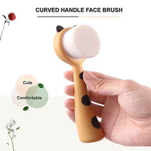 Hysotok Soft Bristle Facial Cleansing Brush for Deep Exfoliation