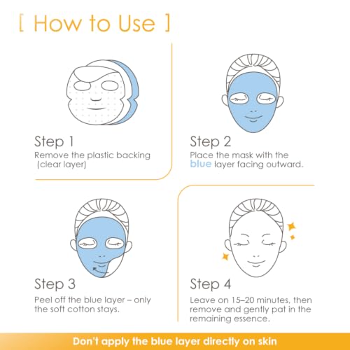 Rice Soothing Ultra-Feather Sheet Mask - 5 Sheets for Brightening