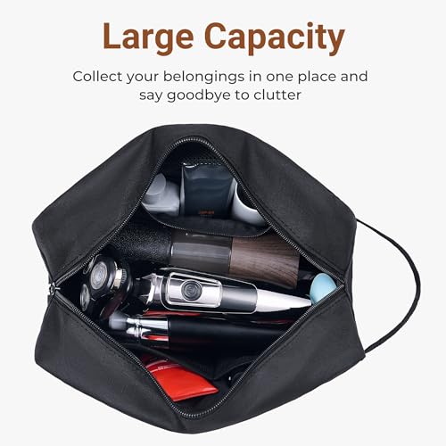 Elviros Travel Toiletry Bag - Lightweight Hanging Dopp Kit for Men & Women