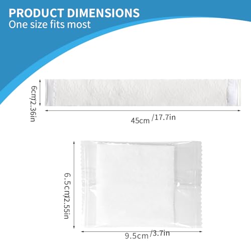 MoyRetty 100 Pack Disposable Headbands for Spa & Facials