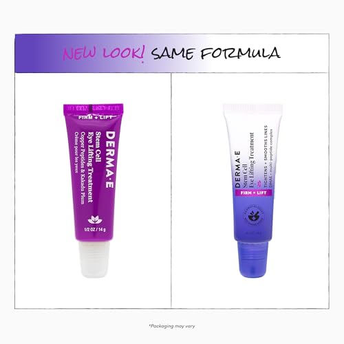 Derma E Stem Cell Eye Cream - Firming & Lifting Treatment, 0.5 oz