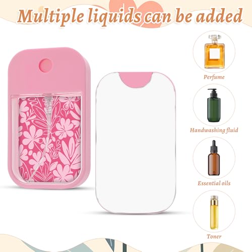 10 Pack Multicolor Sublimation Blanks 45ml Perfume Spray Bottles
