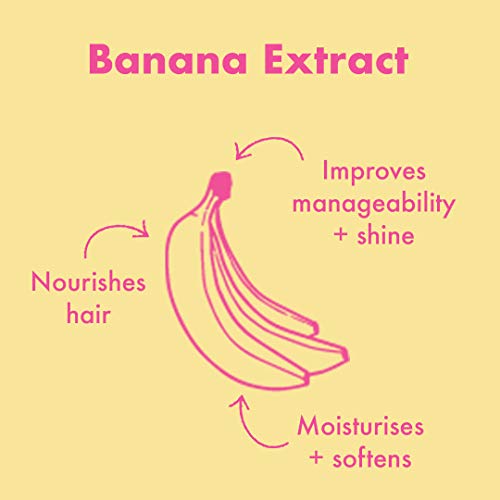 Umberto Giannini Banana Shampoo - Nourishing Superfood for Dry, Frizzy Hair