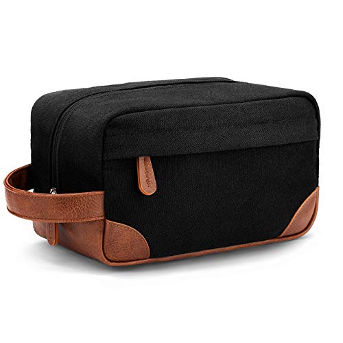 Vorspack Canvas Travel Toiletry Bag for Men - Water-Resistant, Large Capacity