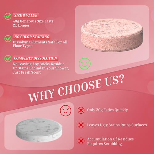 DONMIS Shower Steamers Aromatherapy 8-Pack – Long-Lasting Essential Oils