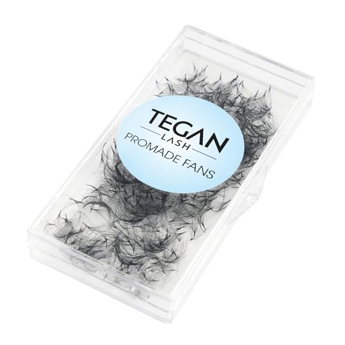 TEGAN LASH 500 Promade Volume Eyelash Extensions, 10D 0.05 C-Curl 11mm
