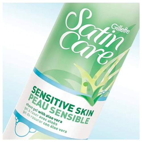 Gillette Venus Satin Care Sensitive Skin Shave Gel 7oz Pack of 2