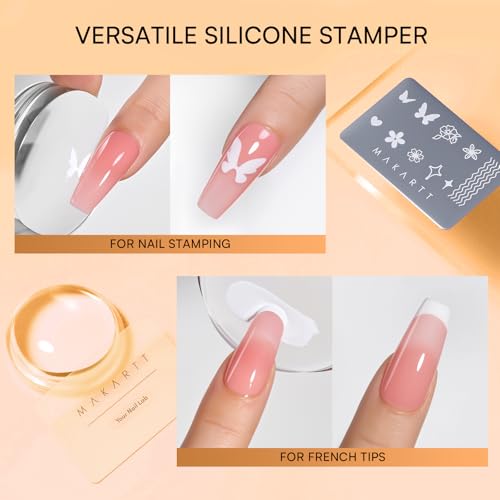 Makartt ColorPot 5-in-1 Nail Art Gel Kit Boba Cream for DIY Manicures
