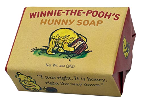 Winnie-the-Pooh Hunny Soap 2oz – Made in USA, Exfoliating Honey Oatmeal Bar
