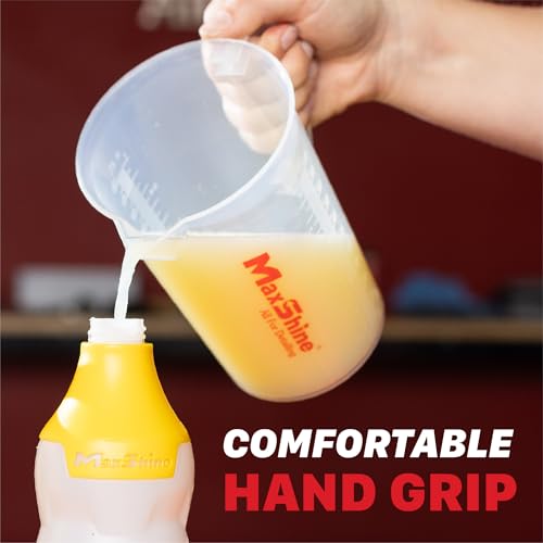 Maxshine 1000ml Measuring Cup – Chemical-Resistant Polypropylene with Ergonomic Handle