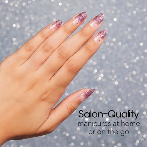 Color Street Mount Crushmore Double-Ended Nail Polish Strips - Glitter-Dipped Manicure