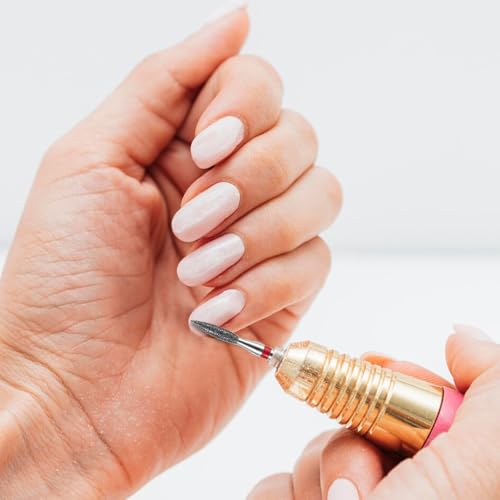 10-Piece Diamond Flame Cuticle Drill Bits Set for Nail Care