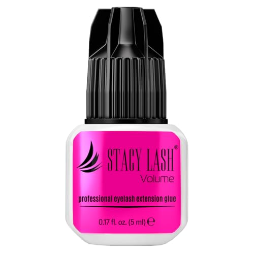Stacy Lash Volume Eyelash Extension Glue 0.17 fl oz - Fast Drying, Long Retention