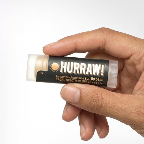 Hurraw! Sun Lip Balm SPF 15, Zinc Oxide Protection - 2 Pack