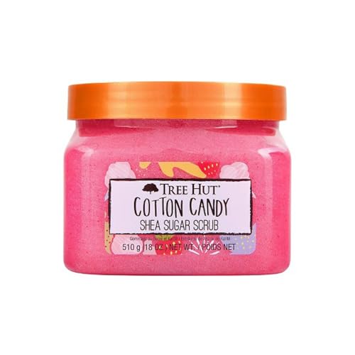 Tree Hut Cotton Candy Body Scrub - Exfoliating Sugar Scrub, 18 Oz