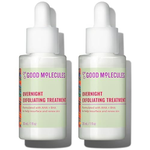 Good Molecules Overnight Exfoliating Treatment Pack of 2 - AHA & BHA