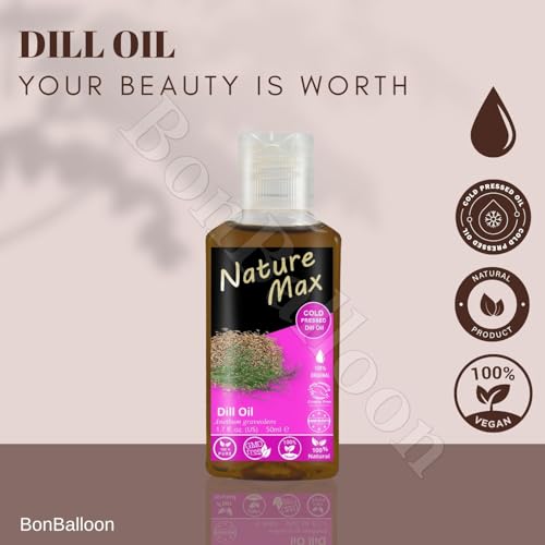 Pure Cold Pressed Dill Oil 50ml - Natural Cooking & Body Oil, Kosher & Halal