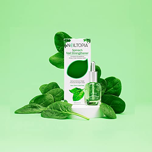 Nailtopia Spinach Nail Strengthener for Weak Nails - 0.41 oz