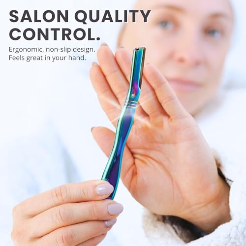Jungle Culture Dermaplaning Tool - Reusable Facial Razor with 5 Blades