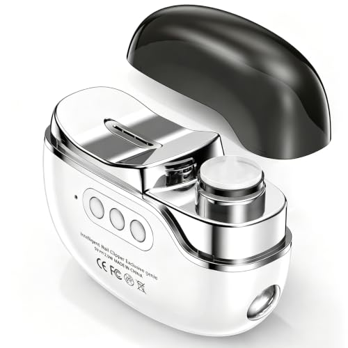 Blissleaf 3-in-1 Electric Nail Clipper for Babies & Adults with LED Light