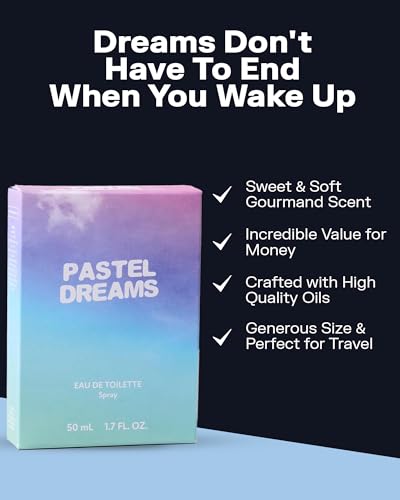Pastel Dreams Eau De Toilette Spray for Women, 1.7 fl. oz. - Fresh Floral Scent